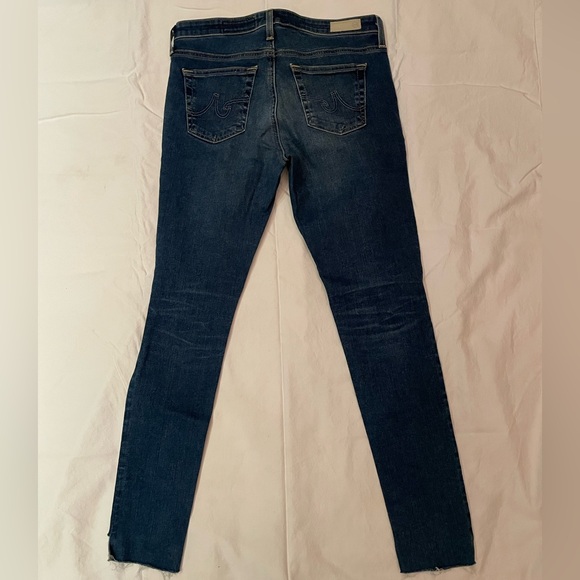 AG Adriano Goldschmied Distressed Legging Ankle Super Skinny Jeans (Size 28R) - Picture 5 of 10
